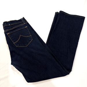 J Brand Women's Sz 30 Bootcut Jeans 118 Ink Dark Wash Stretch USA Made Western